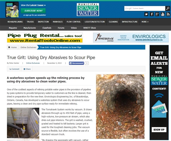 Nov 2014 Municipal Sewer and Water article pic